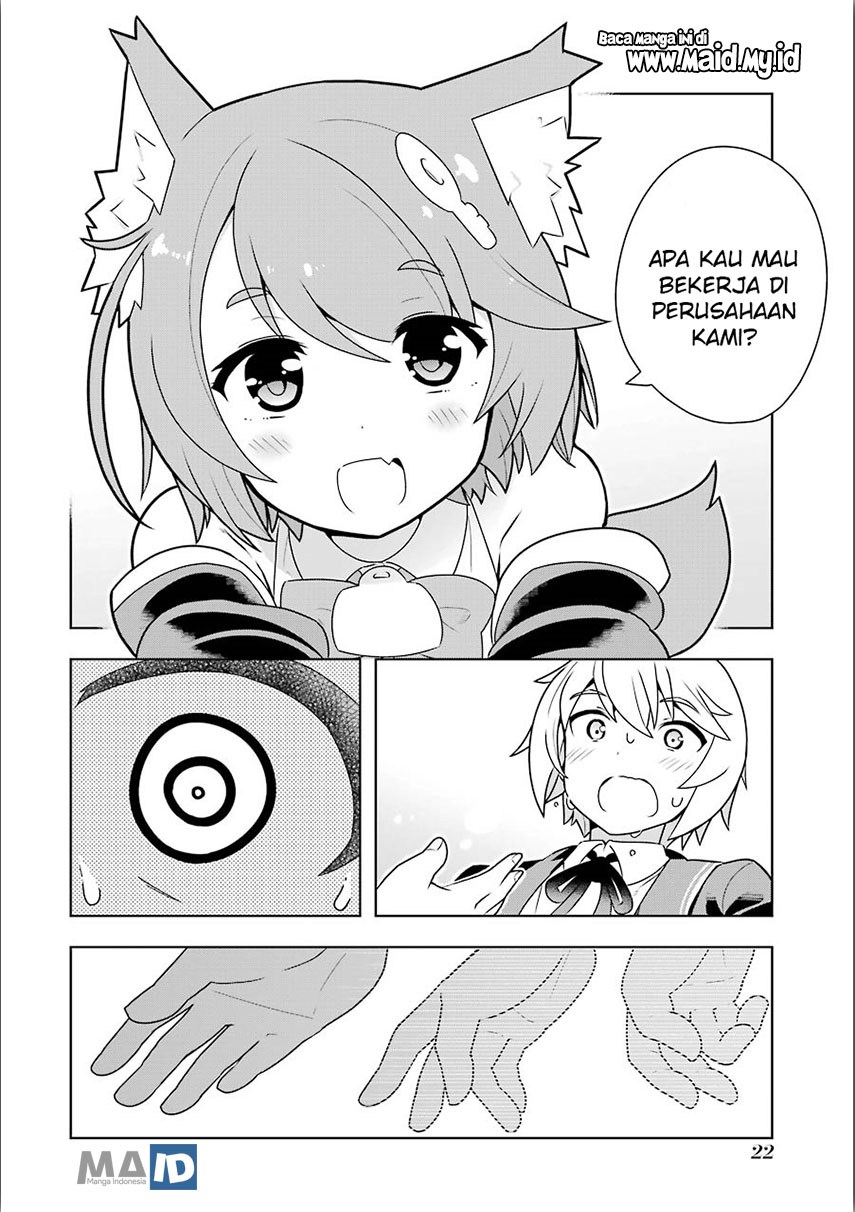 Wakamono no Kuro Mahou Hanare ga Shinkoku desu ga, Shuushoku shite Mitara Taiguu Iishi, Shachou mo Tsukaima mo Kawaikute Saikou desu Chapter 01 Gambar 23